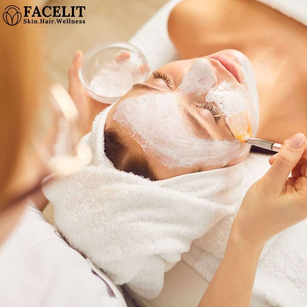 Best Chemical Peel in Trivandrum treatment done by women at facelit Aesthetic Treatments Trivandrum