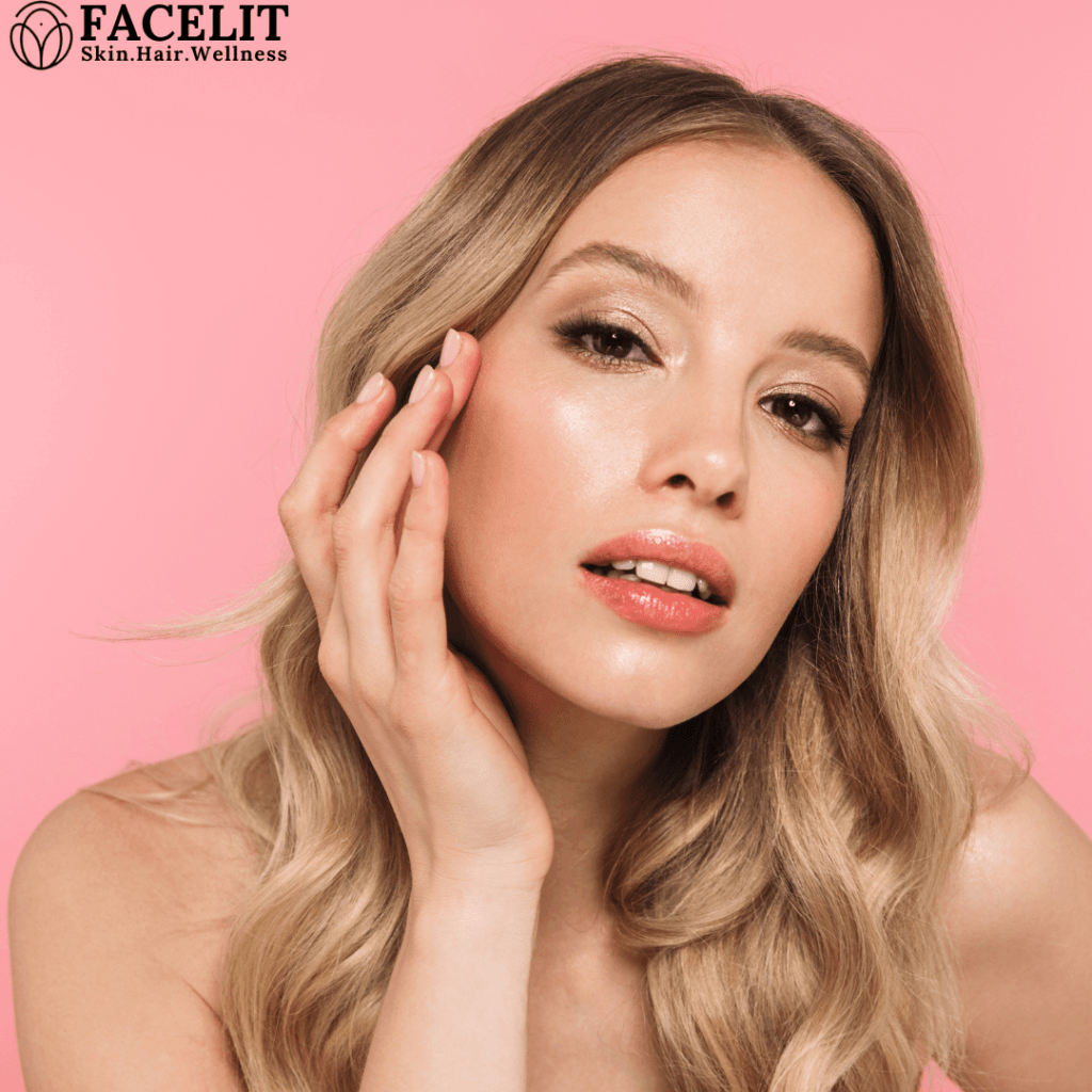 Client experiencing one of the 5 celebrity approved skin treatments in a luxury clinic